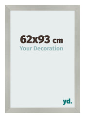 Bilderrahmen 62x93cm Silber Matt MDF Bologna Vorne Messe | Yourdecoration.de