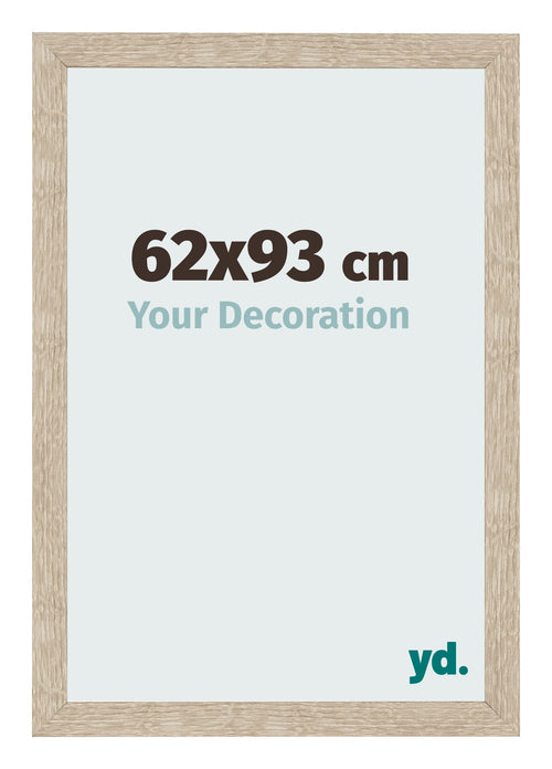 Bilderrahmen 62x93cm Sonoma Eiche MDF Bologna Vorne Messe | Yourdecoration.de
