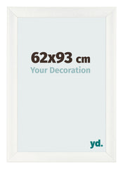 Bilderrahmen 62x93cm Weiß Vintage MDF Pisa Vorne Messe | Yourdecoration.de