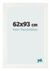 Bilderrahmen 62x93cm Weiß Vintage MDF Pisa Vorne Messe | Yourdecoration.de