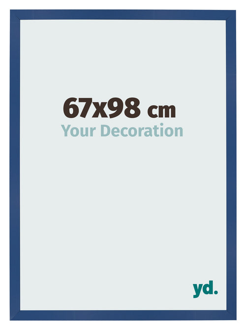 Bilderrahmen 67x98 cm Dunkelblau MDF Bologna Vorne Messe | Yourdecoration.de