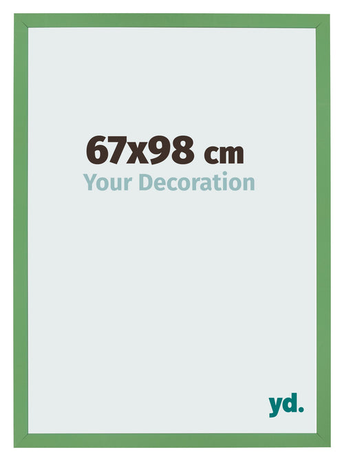 Bilderrahmen 67x98 cm Grun MDF Bologna Vorne Messe | Yourdecoration.de