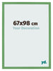 Bilderrahmen 67x98 cm Grun MDF Bologna Vorne Messe | Yourdecoration.de