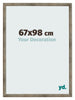 Bilderrahmen 67x98 cm Metall Vintage MDF Bologna Vorne Messe | Yourdecoration.de