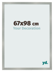 Bilderrahmen 67x98cm Aluminium Gebürstet MDF Bologna Vorne Messe | Yourdecoration.de