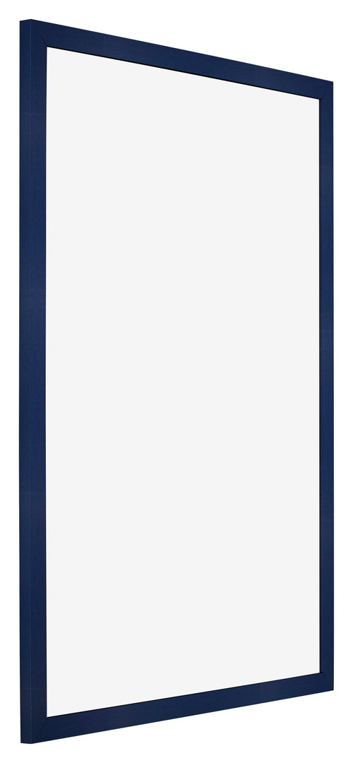 Bilderrahmen 67x98cm Dunkelblau Gewischt MDF Bologna Vorne Schrag | Yourdecoration.de