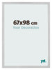 Bilderrahmen 67x98cm Edelstahl MDF Bologna Vorne Messe | Yourdecoration.de