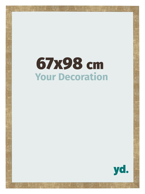 Bilderrahmen 67x98cm Gold Antik MDF Bologna Vorne Messe | Yourdecoration.de