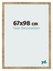 Bilderrahmen 67x98cm Gold Antik MDF Bologna Vorne Messe | Yourdecoration.de