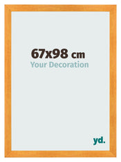 Bilderrahmen 67x98cm Orange MDF Pisa Vorne Messe | Yourdecoration.de