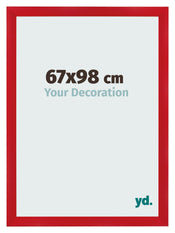 Bilderrahmen 67x98cm Rot MDF Pisa Vorne Messe | Yourdecoration.de