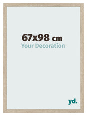 Bilderrahmen 67x98cm Sonoma Eiche MDF Bologna Vorne Messe | Yourdecoration.de