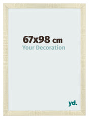 Bilderrahmen 67x98cm Sonoma Eiche MDF Pisa Vorne Messe | Yourdecoration.de