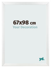 Bilderrahmen 67x98cm Weiß Vintage MDF Pisa Vorne Messe | Yourdecoration.de