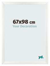 Bilderrahmen 67x98cm Weiß Vintage MDF Pisa Vorne Messe | Yourdecoration.de