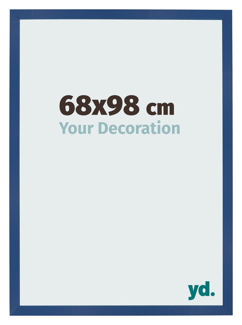 Bilderrahmen 68x98 cm Dunkelblau MDF Bologna Vorne Messe | Yourdecoration.de