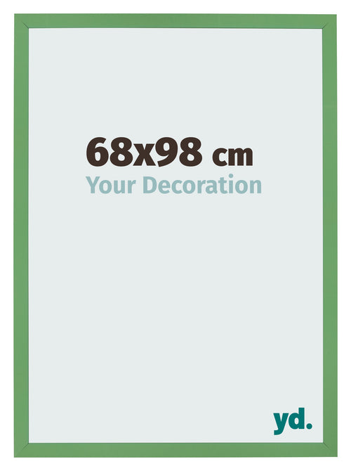 Bilderrahmen 68x98 cm Grun MDF Bologna Vorne Messe | Yourdecoration.de