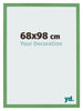 Bilderrahmen 68x98 cm Grun MDF Bologna Vorne Messe | Yourdecoration.de
