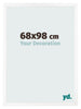 Bilderrahmen 68x98 cm Weiss Matt MDF Bologna Vorne Messe | Yourdecoration.de