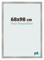 Bilderrahmen 68x98cm Aluminium Gebürstet MDF Bologna Vorne Messe | Yourdecoration.de