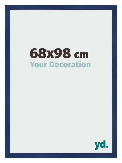 Bilderrahmen 68x98cm Dunkelblau Gewischt MDF Bologna Vorne Messe | Yourdecoration.de