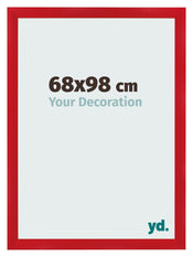 Bilderrahmen 68x98cm Rot MDF Pisa Vorne Messe | Yourdecoration.de