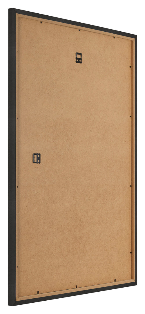 Bilderrahmen 68x98cm Schwarz Matt MDF Bologna Ruckseite Schrag | Yourdecoration.de