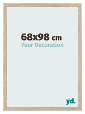 Bilderrahmen 68x98cm Sonoma Eiche MDF Bologna Vorne Messe | Yourdecoration.de