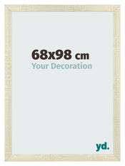 Bilderrahmen 68x98cm Sonoma Eiche MDF Pisa Vorne Messe | Yourdecoration.de