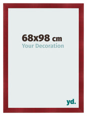 Bilderrahmen 68x98cm Weinrot Gewischt MDF Pisa Vorne Messe | Yourdecoration.de