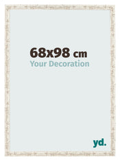 Bilderrahmen 68x98cm Weiß Vintage MDF Bologna Vorne Messe | Yourdecoration.de