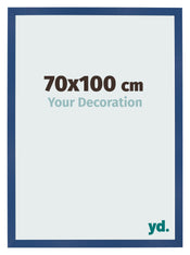 Bilderrahmen 70x100 cm Dunkelblau MDF Bologna Vorne Messe | Yourdecoration.de
