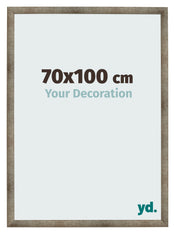 Bilderrahmen 70x100 cm Metall Vintage MDF Bologna Vorne Messe | Yourdecoration.de