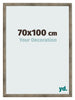 Bilderrahmen 70x100 cm Metall Vintage MDF Bologna Vorne Messe | Yourdecoration.de