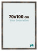 Bilderrahmen 70x100 cm Oxidiertes Metall MDF Bologna Vorne Messe | Yourdecoration.de