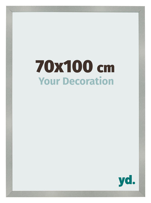 Bilderrahmen 70x100cm Aluminium Gebürstet MDF Bologna Vorne Messe | Yourdecoration.de
