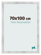 Bilderrahmen 70x100cm Aluminium Gebürstet MDF Pisa Vorne Messe | Yourdecoration.de