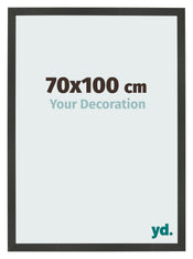 Bilderrahmen 70x100cm Antrazit MDF Bologna Vorne Messe | Yourdecoration.de