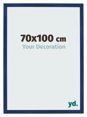 Bilderrahmen 70x100cm Dunkelblau Gewischt MDF Bologna Vorne Messe | Yourdecoration.de