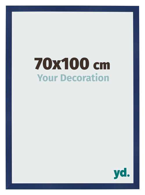 Bilderrahmen 70x100cm Dunkelblau Gewischt MDF Bologna Vorne Messe | Yourdecoration.de