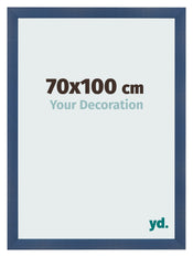 Bilderrahmen 70x100cm Dunkelblau Gewischt MDF Pisa Vorne Messe | Yourdecoration.de