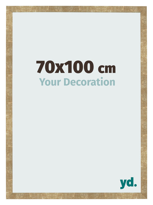 Bilderrahmen 70x100cm Gold Antik MDF Bologna Vorne Messe | Yourdecoration.de