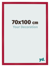 Bilderrahmen 70x100cm Rot MDF Bologna Vorne Messe | Yourdecoration.de