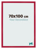Bilderrahmen 70x100cm Rot MDF Bologna Vorne Messe | Yourdecoration.de