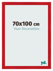 Bilderrahmen 70x100cm Rot MDF Pisa Vorne Messe | Yourdecoration.de