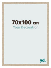 Bilderrahmen 70x100cm Sonoma Eiche MDF Bologna Vorne Messe | Yourdecoration.de