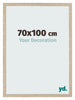 Bilderrahmen 70x100cm Sonoma Eiche MDF Bologna Vorne Messe | Yourdecoration.de