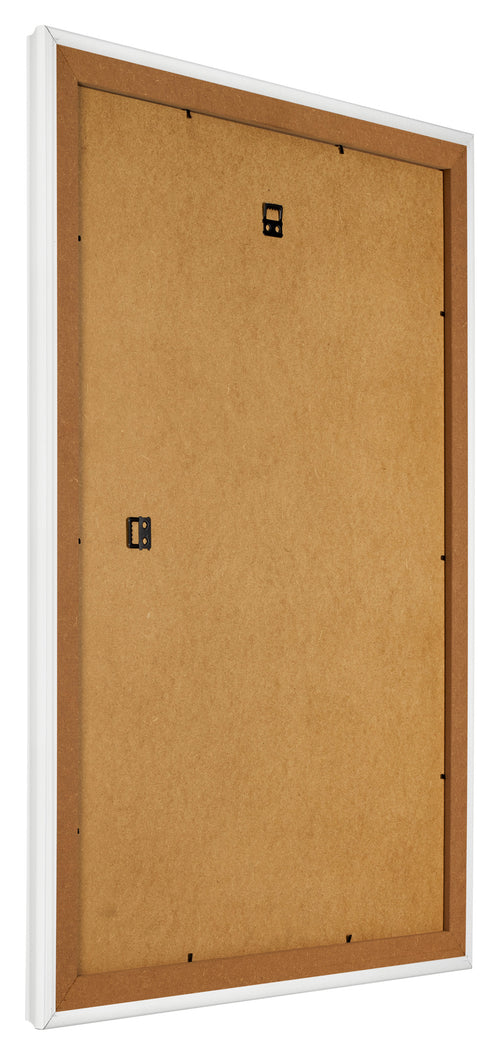 Bilderrahmen 70x100cm Weiss Gewischt MDF Lazio Ruckseite Schrag | Yourdecoration.de
