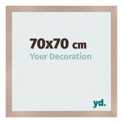 Bilderrahmen 70x70 cm Altrosa MDF Bologna Vorne Messe | Yourdecoration.de