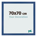 Bilderrahmen 70x70 cm Dunkelblau MDF Bologna Vorne Messe | Yourdecoration.de